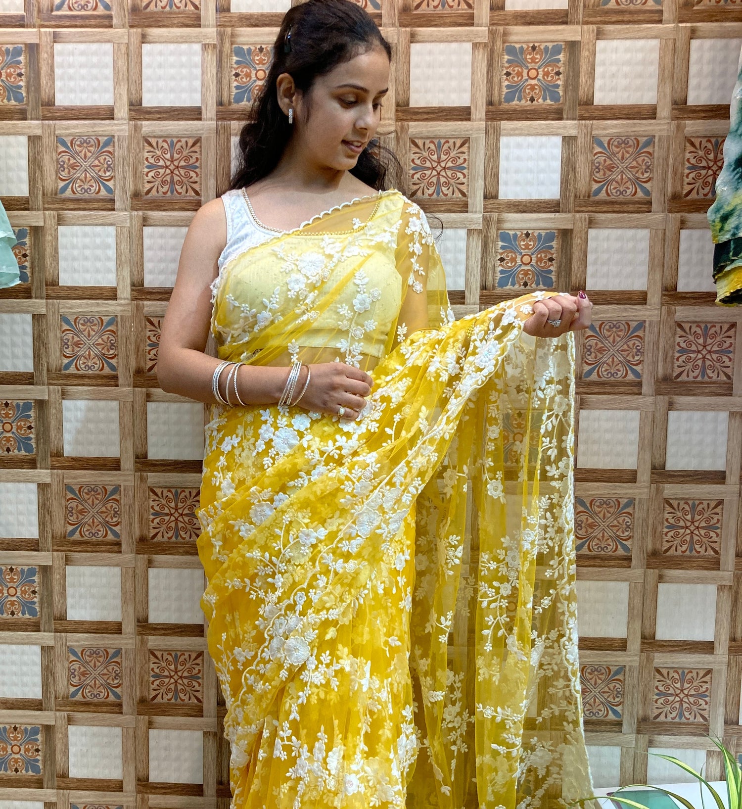 Chandramallika Pastels Saree
