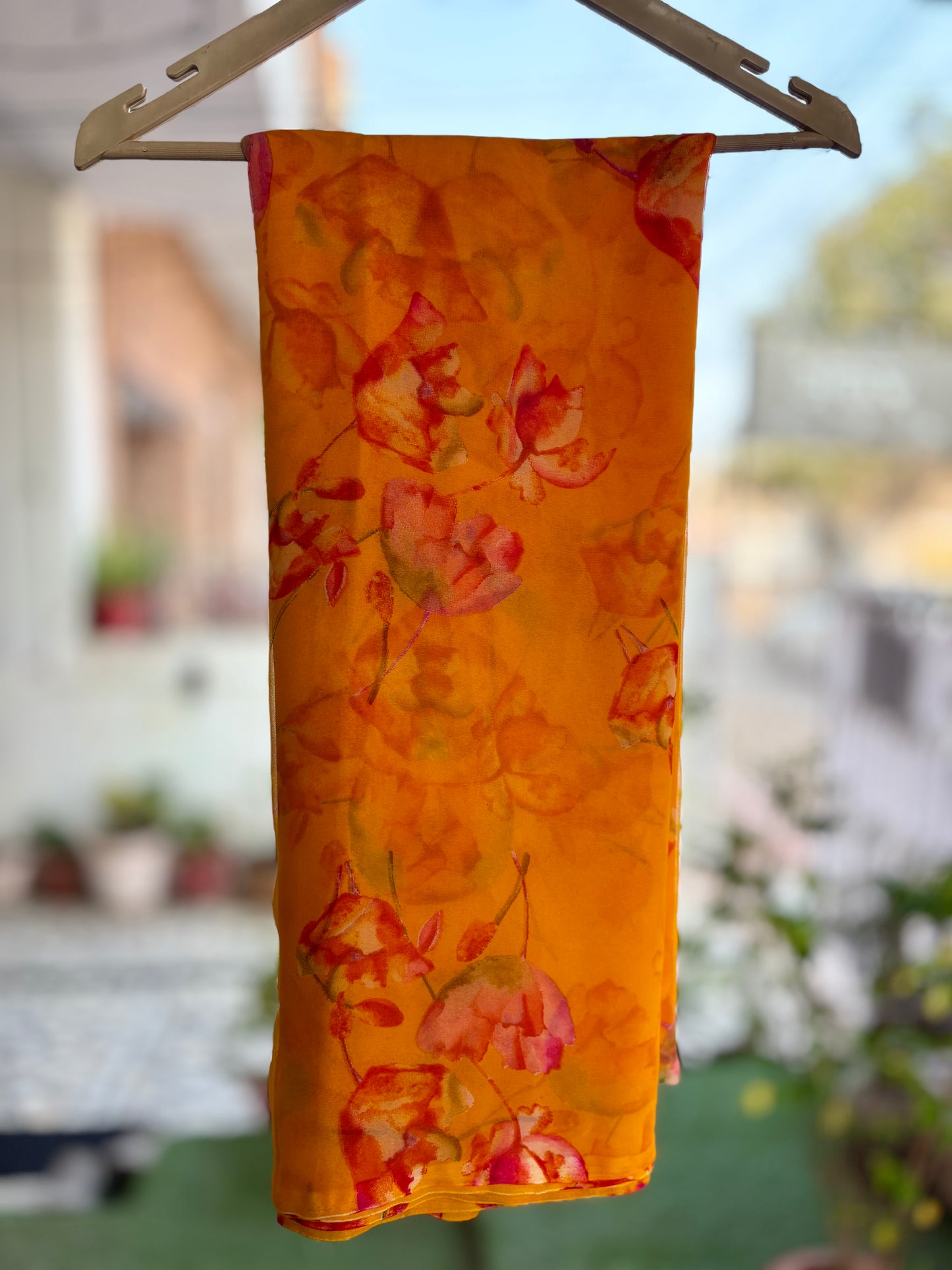 Yellow new art Flower Print