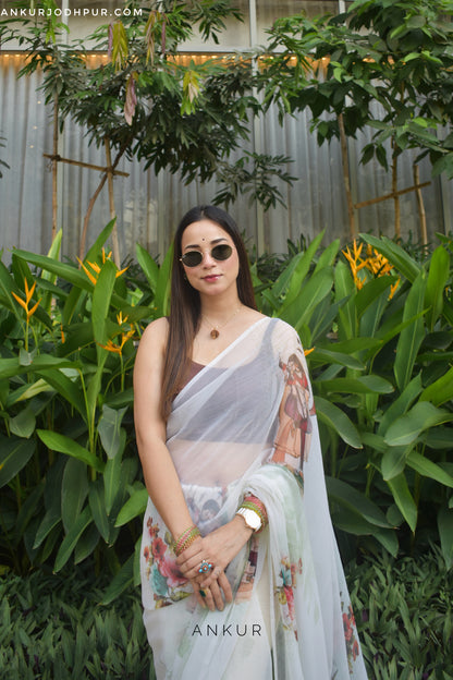 Meera Nritya Vintage Isha Chiffon