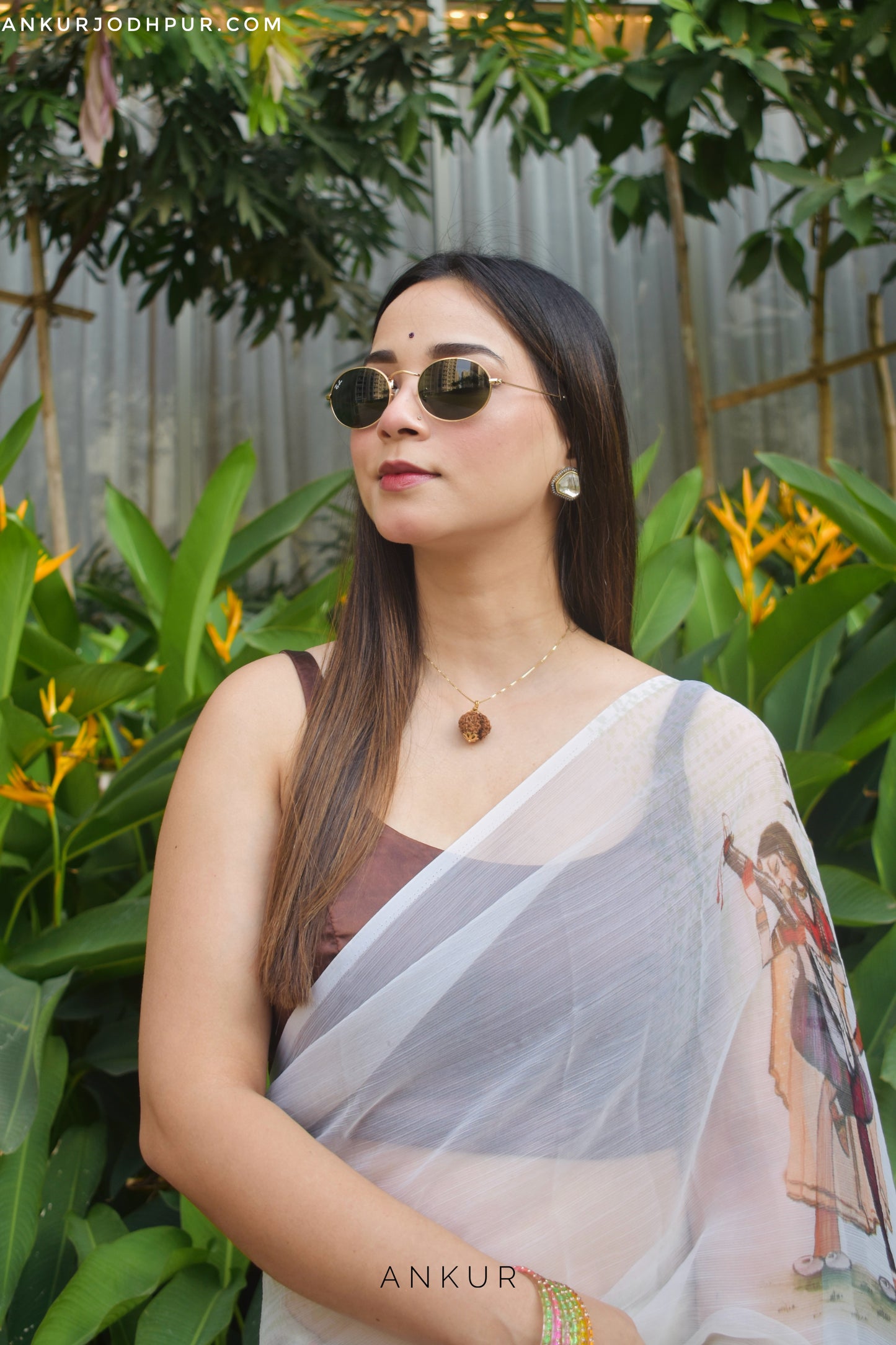Meera Nritya Vintage Isha Chiffon