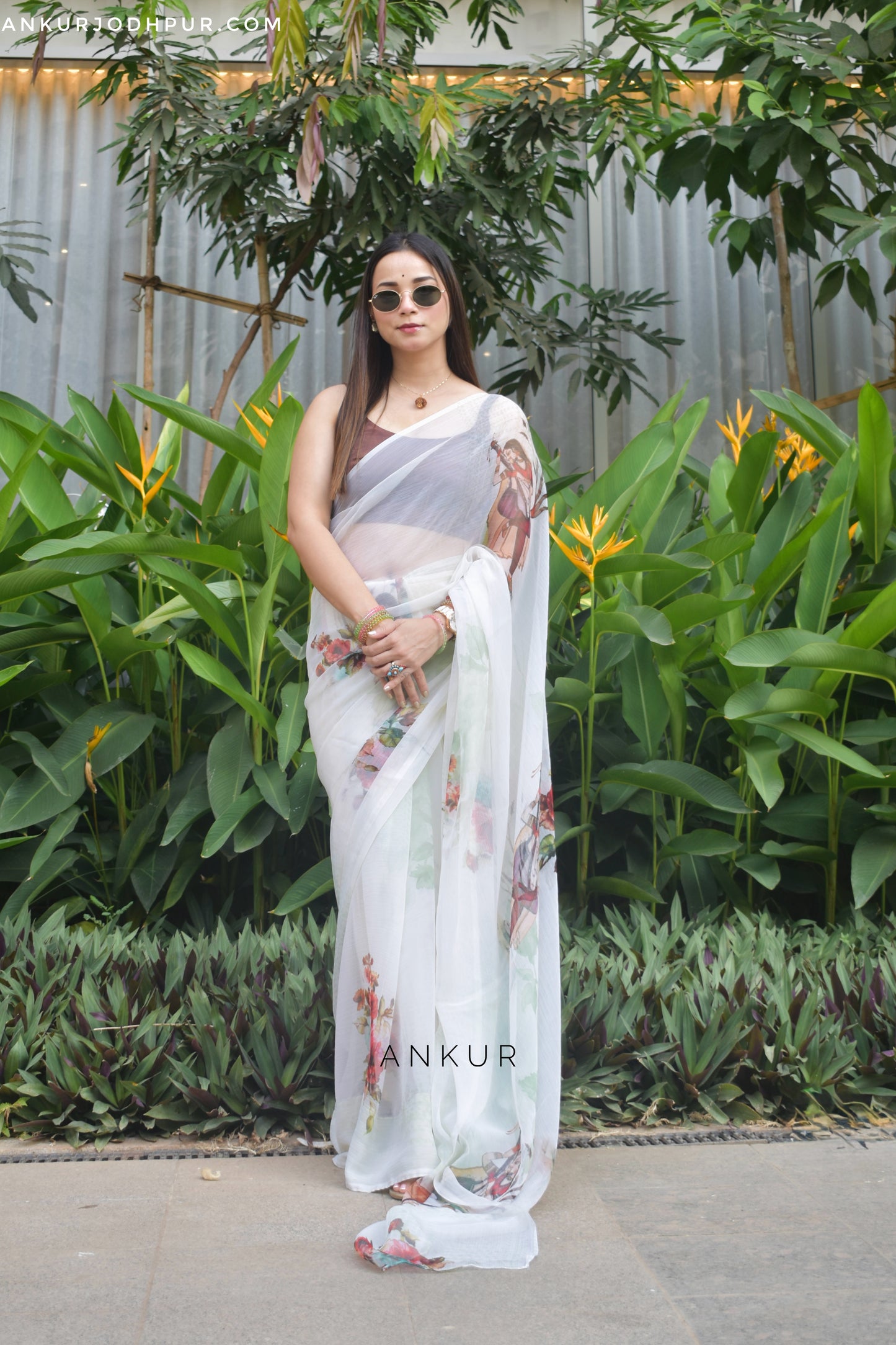Meera Nritya Vintage Isha Chiffon