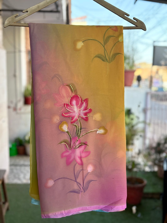 Shaded Design four Brush Paint