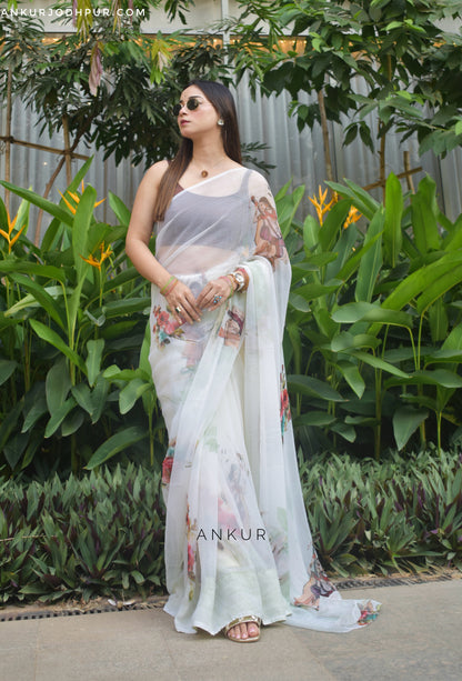Meera Nritya Vintage Isha Chiffon