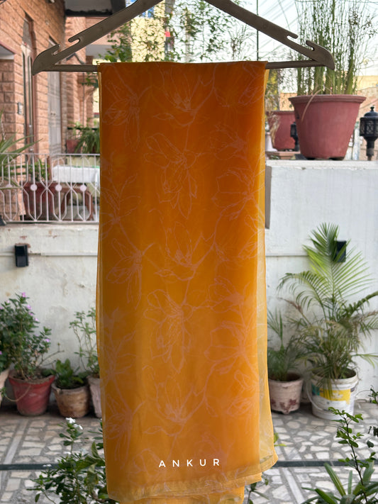 Sun Yellow Double Shaded Rajwadi