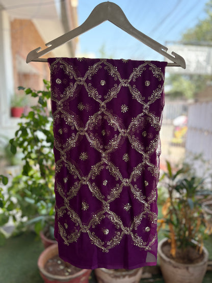 Wine Single Shade Yamini