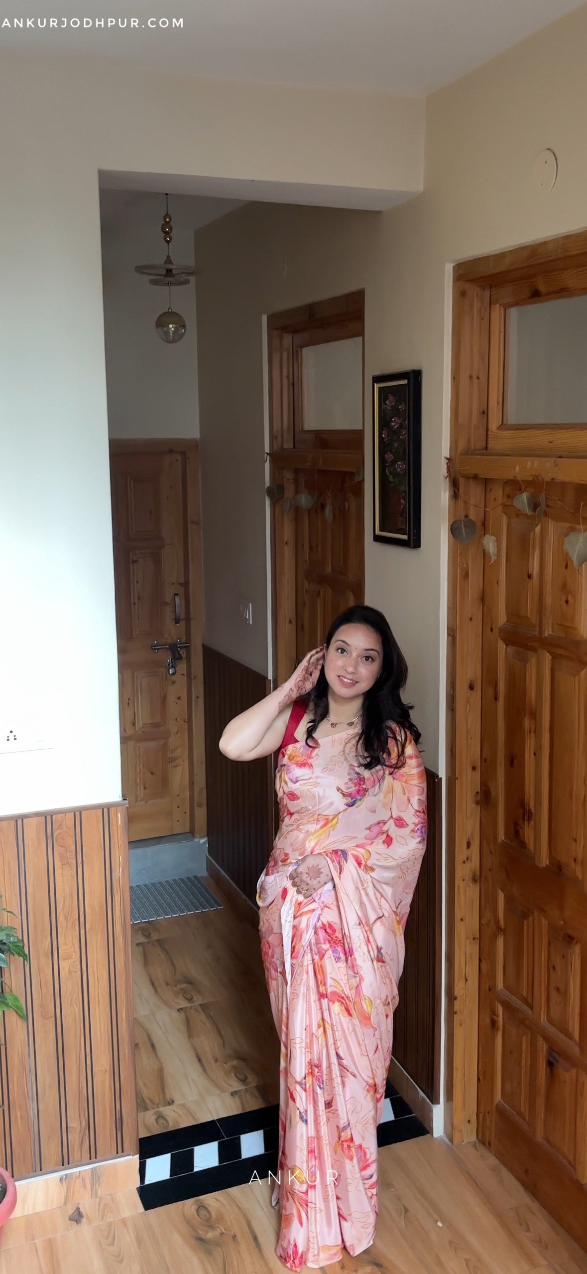 Peach Gulabkari Mona Beyond Silk