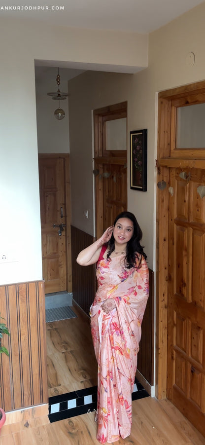 Peach Gulabkari Mona Beyond Silk