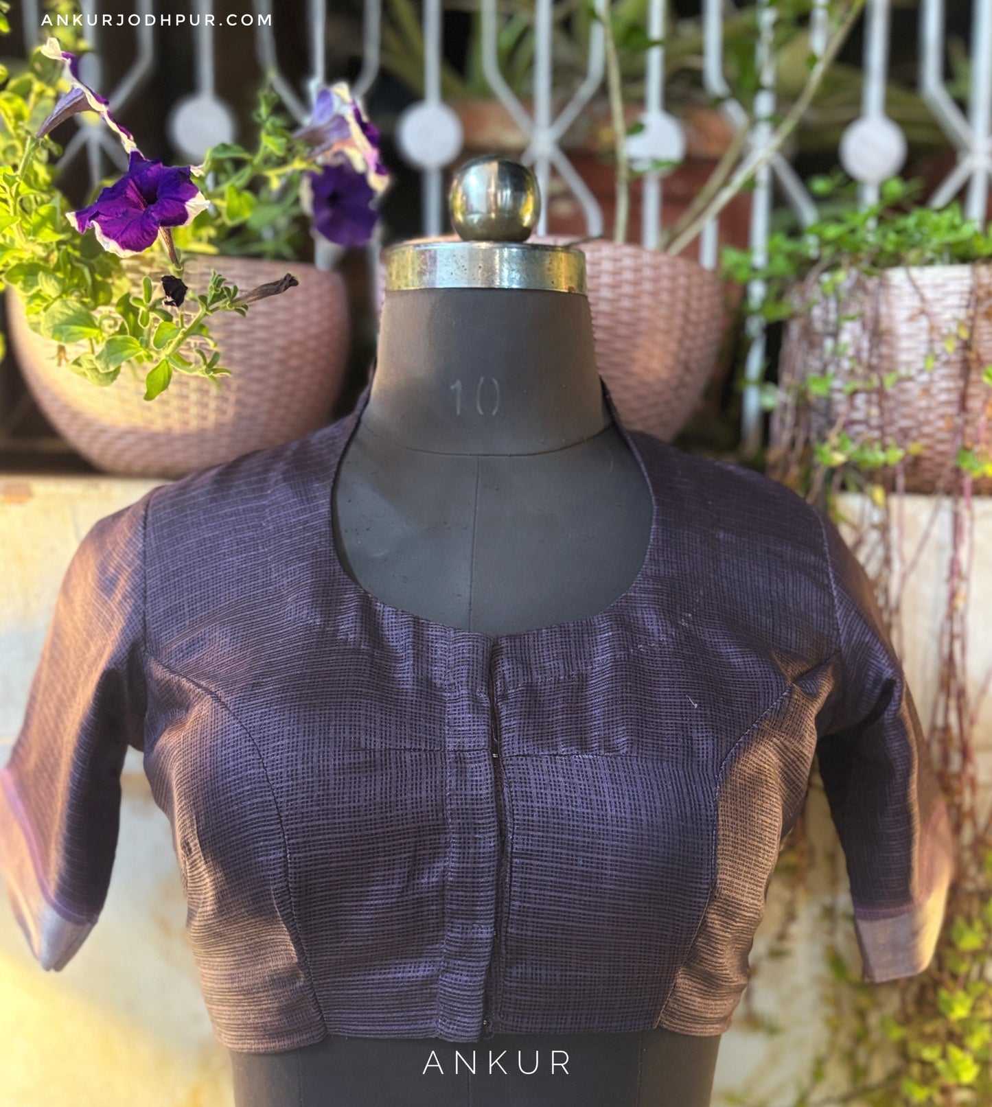 Meher Violet Madhuri Silk