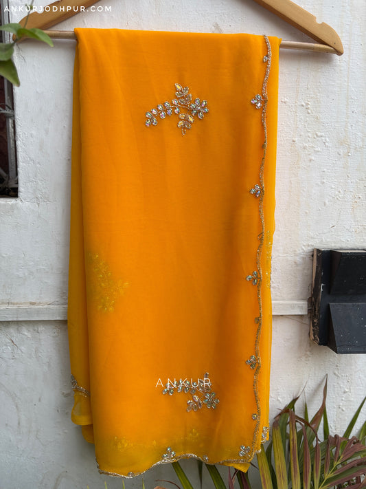 Soft Mango Yellow choti buti Cut-dana Suhani 2.0