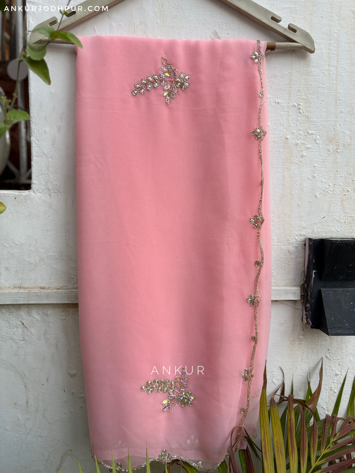 Soft Baby Pink choti buti Cut-dana Suhani 2.0