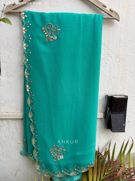 Soft Sea Green choti buti Cut-dana Suhani 2.0