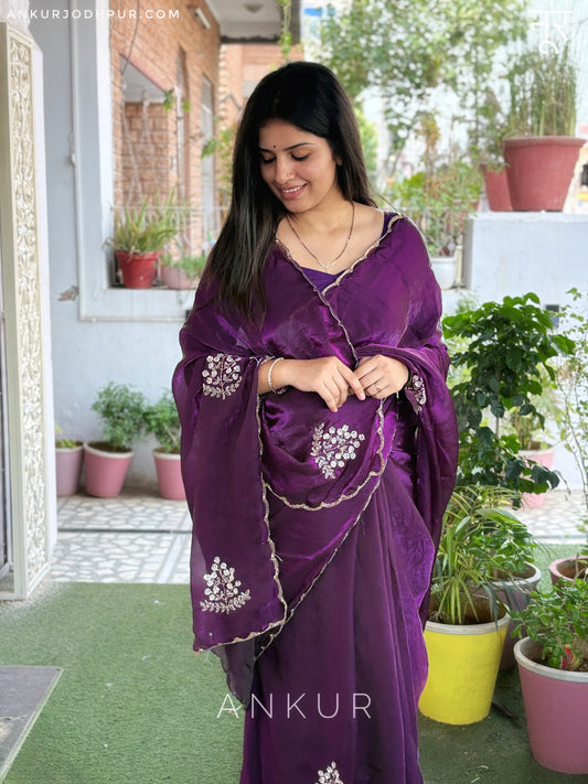 Ratnangi Dark Magenta Noor