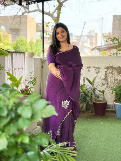 Ratnangi Dark Magenta Noor