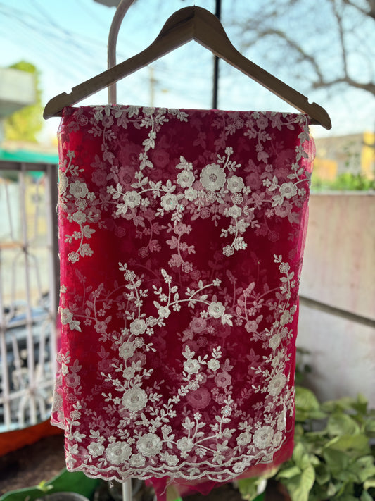 Maha Rani Chikankari Saree