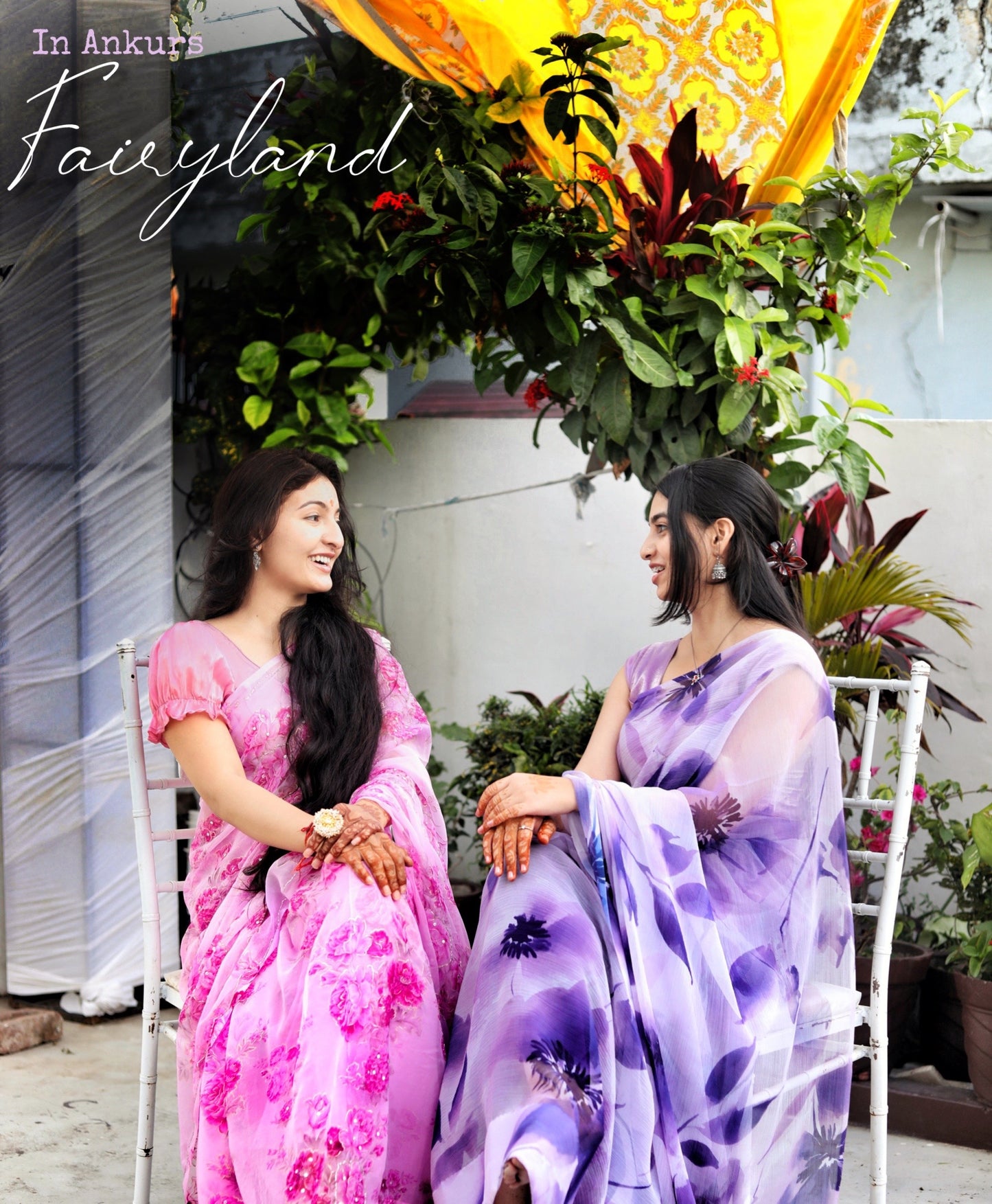 Wildest Purple Vintage Isha Chiffon
